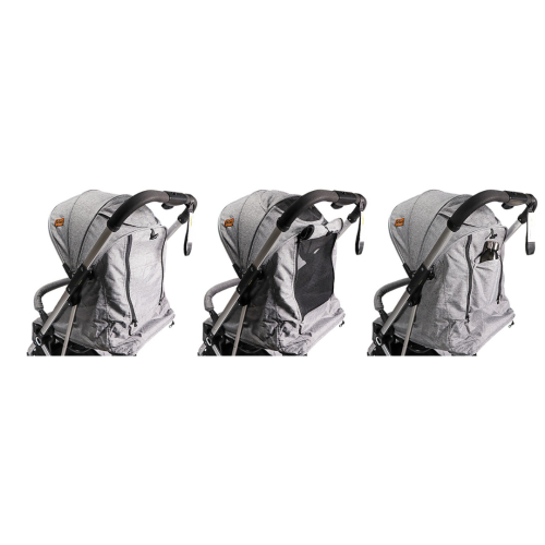 Passeggino Vivo - Grigio/Argento - Schienale Regolabile Passeggino Vivo - Grigio/Argento - Schienale Regolabile