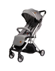 Passeggino Vivo - Grigio/Argento - Schienale Regolabile