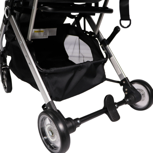 Passeggino Vivo - Grigio/Argento - Schienale Regolabile Passeggino Vivo - Grigio/Argento - Schienale Regolabile