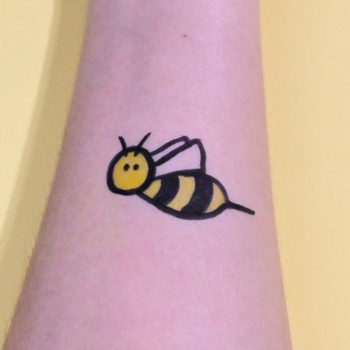 Tattoopen Pennarello per tatuaggi Temporaneo - Marrone - dermatologicamente testato