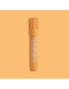 Tattoopen Pennarello per tatuaggi Temporaneo - Arancio - dermatologicamente testato