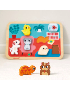 Puzzle Chunky Animali Domestici 7 pezzi 2