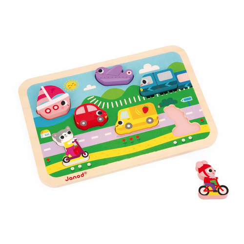 Puzzle Chunky I Veicoli 7 pezzi