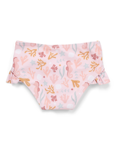 Costume mutandina con volant bimba OCEAN DREAMS PINK UPF 50+ 2
