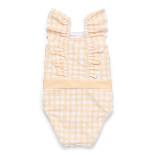 Costume intero con volant bimba SUNSHINE CHECKS UPF 50+ Costume intero con volant bimba SUNSHINE CHECKS UPF 50+