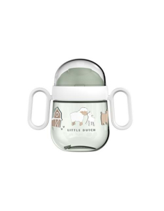 Bicchiere salva goccia 200 ml - Little Farm