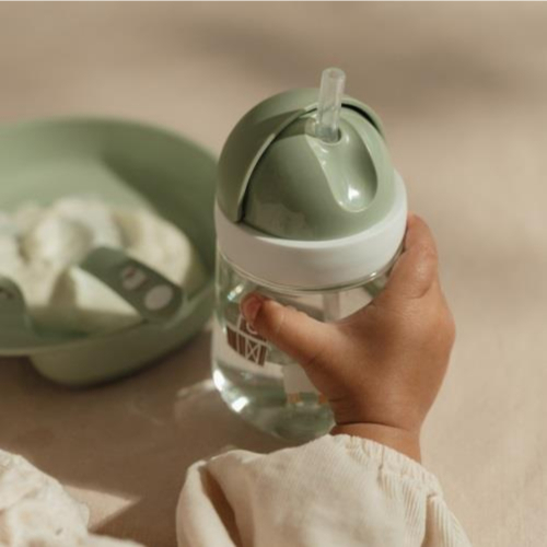 Prima borraccia con cannuccia 300 ml Little Farm