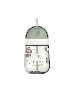 Prima borraccia con cannuccia 300 ml Little Farm 2