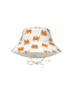 Cappellino reversibile con protezione solare - Camel nature