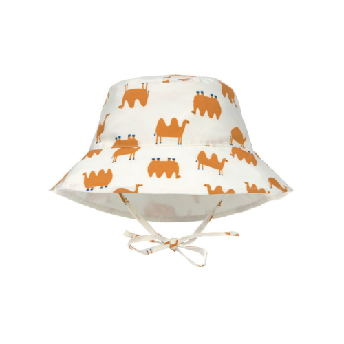 Cappellino reversibile con protezione solare - Camel nature