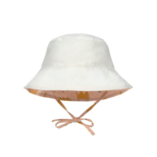 Cappellino reversibile con protezione solare - Camel pink
