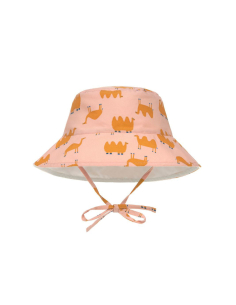 Cappellino reversibile con protezione solare - Camel pink