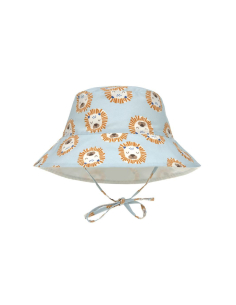 Cappellino reversibile con protezione solare - Lion powder blue