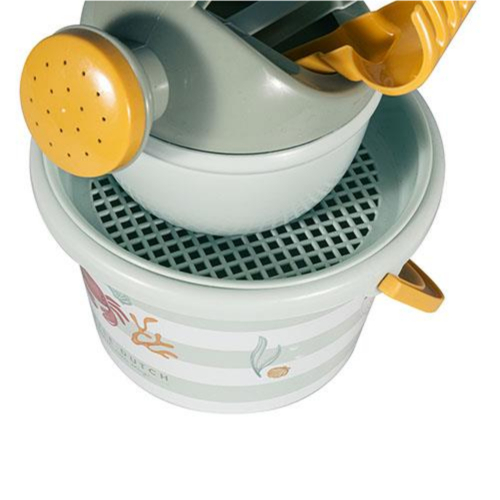 Set da spiaggia 5 pezzi con paletta e secchiello Fresh Greens