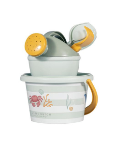 Set da spiaggia 5 pezzi con paletta e secchiello Fresh Greens