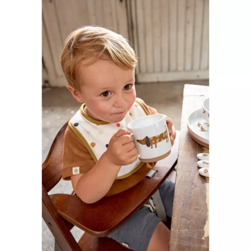 Set di bavaglini in spugna (5 pezzi) Spicy Orange