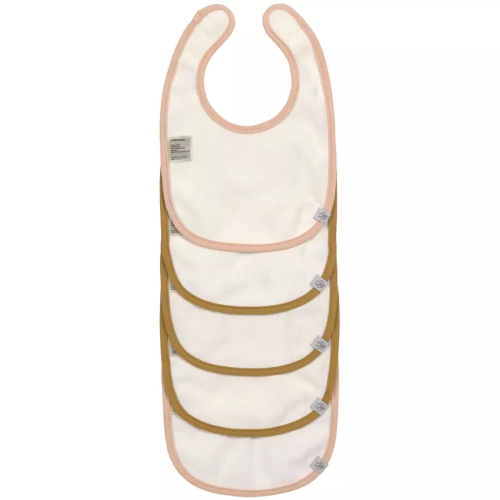 Set di bavaglini in spugna (5 pezzi) Spicy Orange