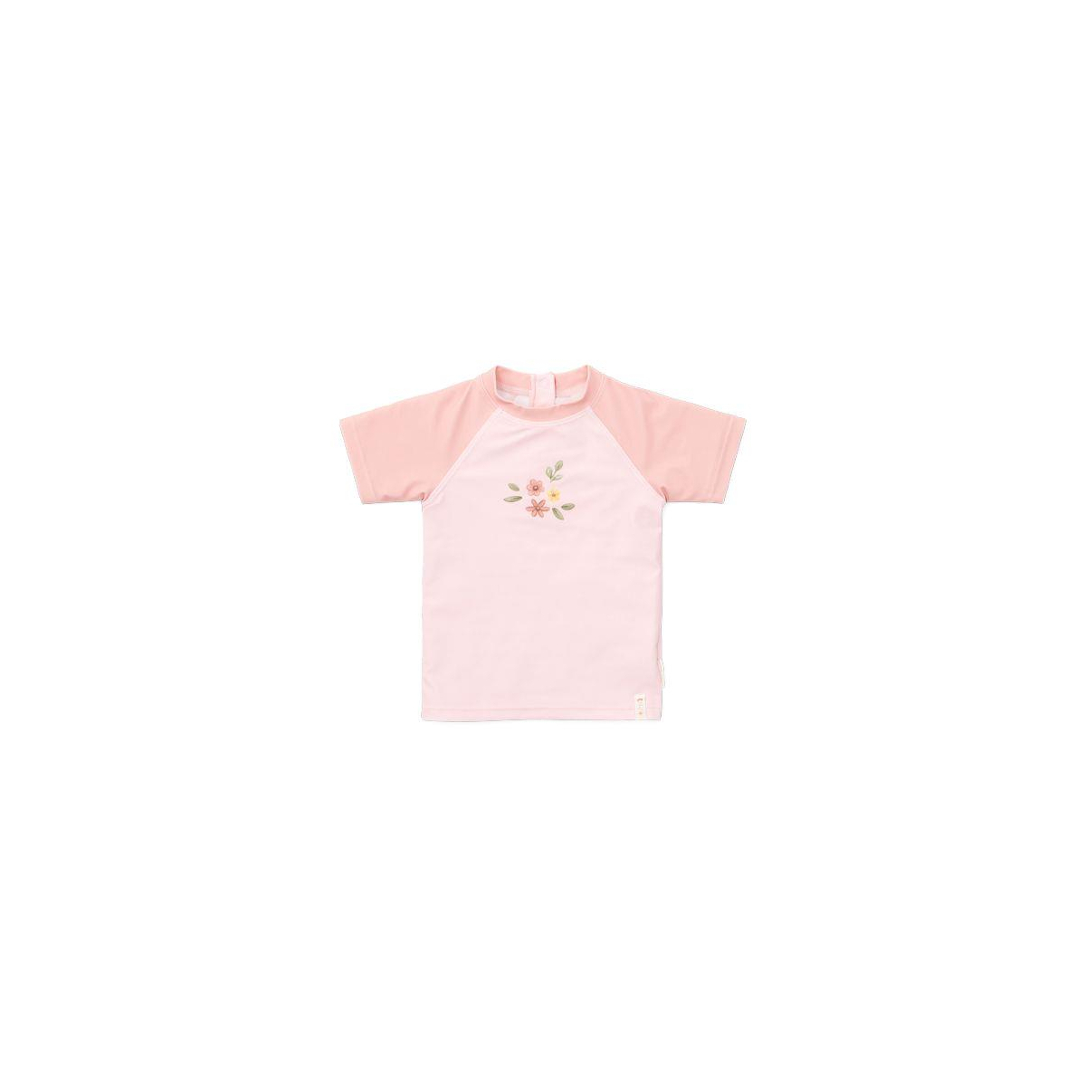 Shirt UV 50+ Manica Corta - Flower Pink