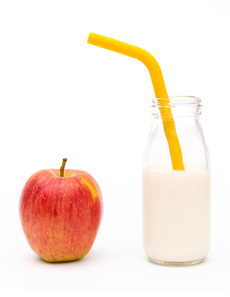 Set da 5 Cannucce lavabili  in silicone colore Verde/Blu + scovolino per pulirle