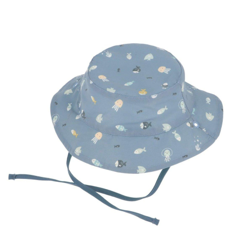 Cappello reversibile con laccetto - Fishes- UPF 50+