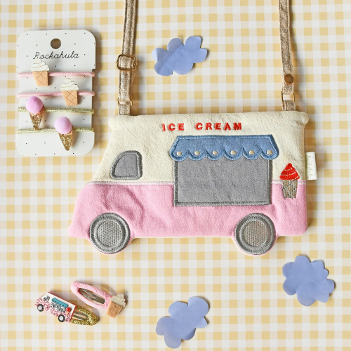 Clip per capelli a fiocco - Ice Cream Van