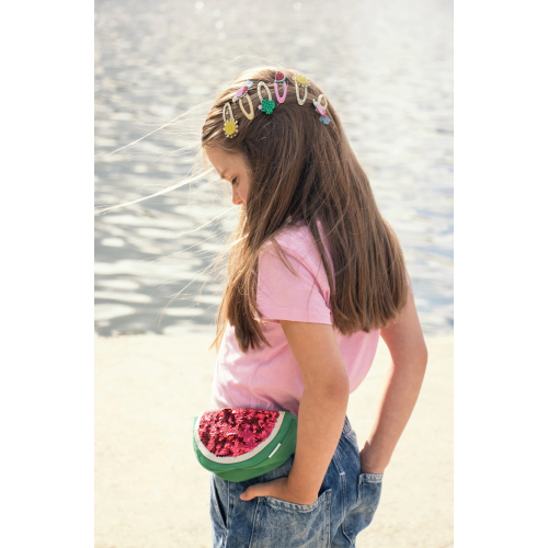 Clip per capelli a fiocco - Glitter Cactus and Watermelon