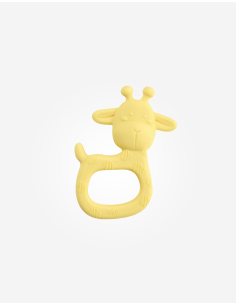 Massaggiagengive in silicone giraffa - Giallo