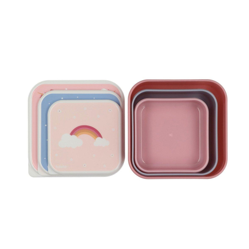 Set di 3 Scatoline Snack Magical Unicorn