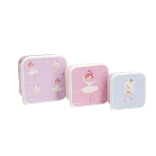 Set di 3 Scatoline Snack Ballet