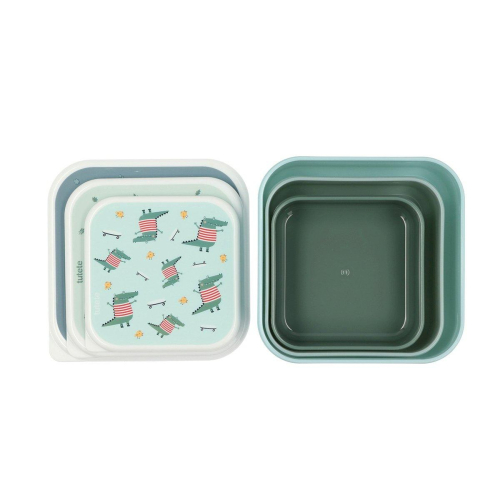 Set di 3 Scatoline Snack Croc