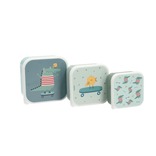 Set di 3 Scatoline Snack Croc