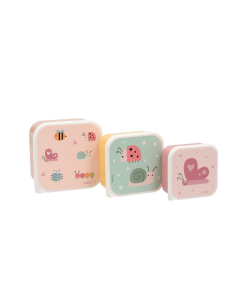 Set di 3 Scatoline Snack Bugs