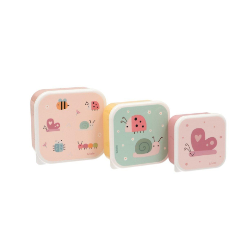 Set di 3 Scatoline Snack Bugs