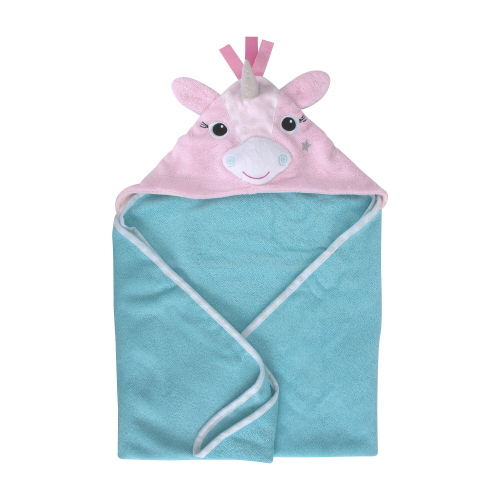 Asciugamano Baby con Cappuccio, Allie Unicorno - 100% cotone