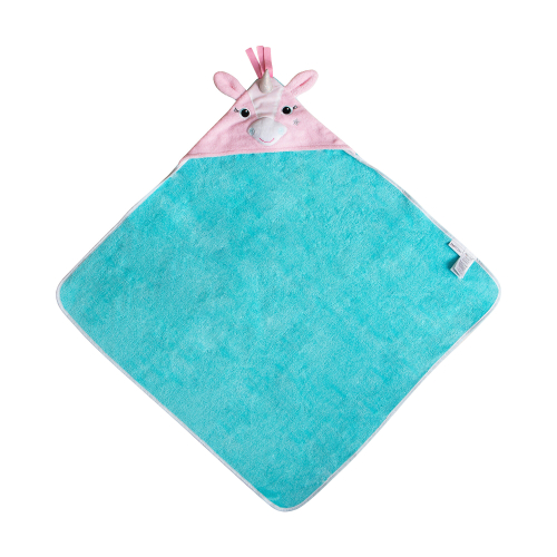 Asciugamano Baby con Cappuccio, Allie Unicorno - 100% cotone