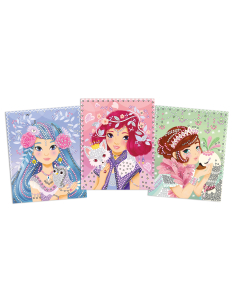 Carte creative con applicazioni diamantini - Damigelle 2