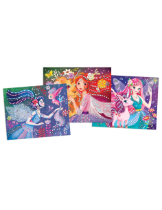 Carte creative con applicazioni diamantini - Diamond fantasy 2