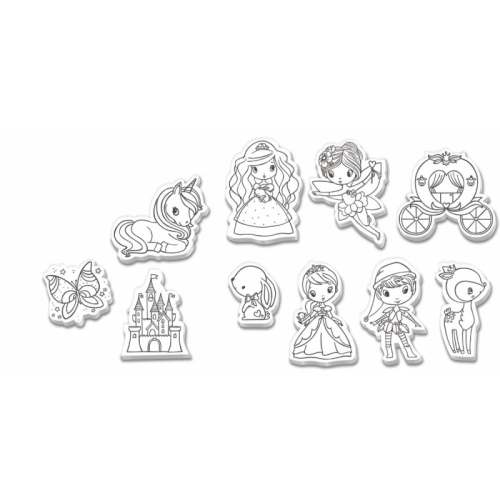 Personaggi da timbrare: principesse e fate