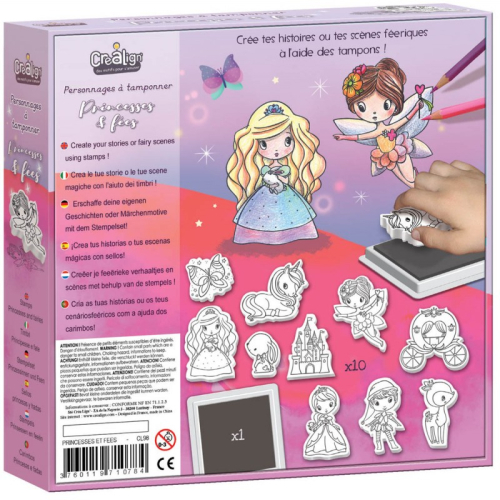 Personaggi da timbrare: principesse e fate