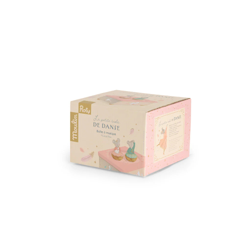 Carillon scatola musicale in legno - La petitre Ecole de danse