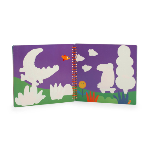 Pittura  Libro "pennello magico"  - Les Toupitis