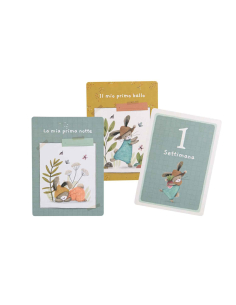 Carte Contamesi - I miei primi 12 mesi - in Italiano - Trois petits lapins 2