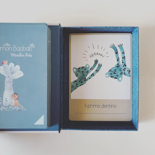 Carte Contamesi - I miei primi 12 mesi - in Italiano - Sous mon Baobab