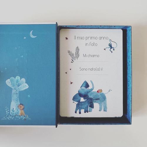 Carte Contamesi - I miei primi 12 mesi - in Italiano - Sous mon Baobab