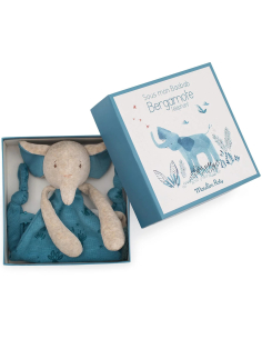 Doudou elefante con scatola - Sous Mon Baobab