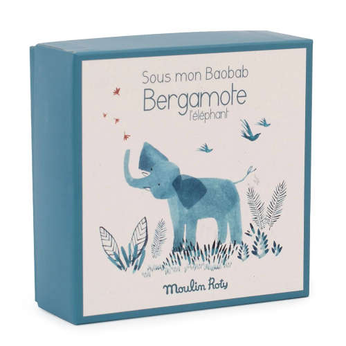 Doudou elefante con scatola - Sous Mon Baobab Doudou elefante con scatola - Sous Mon Baobab