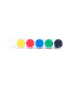 6 vasetti di Colori per dita - Made in Italy 2