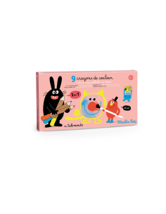 Set di 9 Matite colorate 3 in 1 - Les Schmouks 2