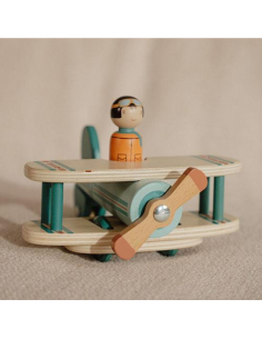 Aereo di legno giocattolo