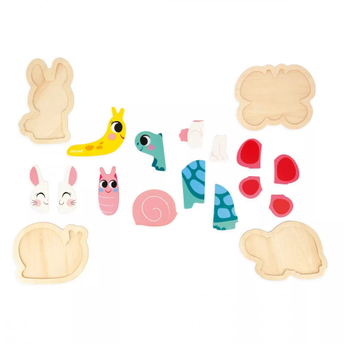 4 Puzzles Evolutivi - Giardino